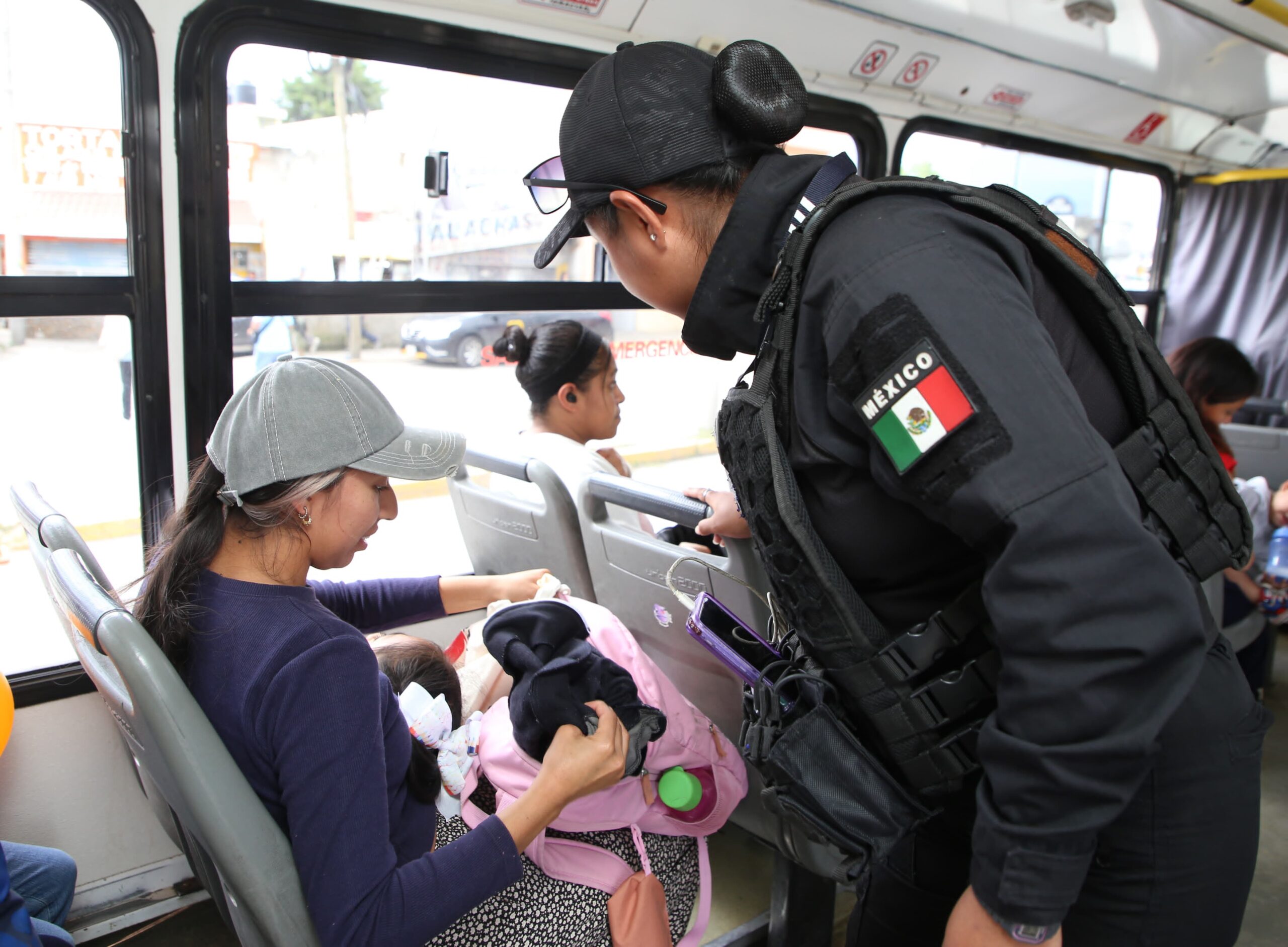 operativo de seguridad en carreteras Puebla