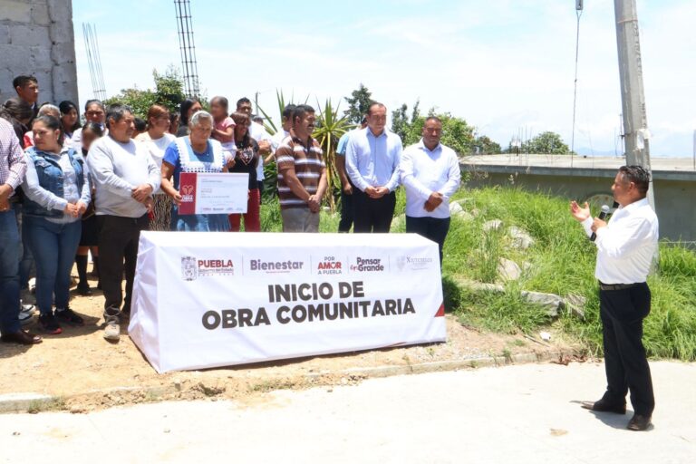 obras comunitarias en Xiutetelco
