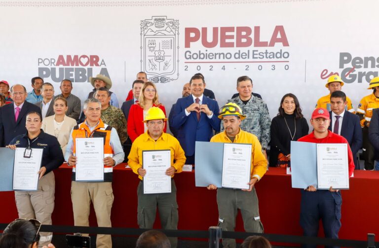 Protección Civil en Puebla.