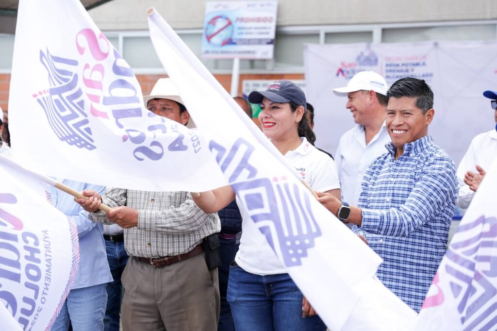 desazolve de zanjas San Andrés Cholula