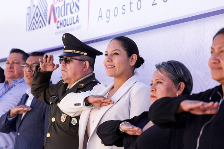 acto cívico San Andrés Cholula