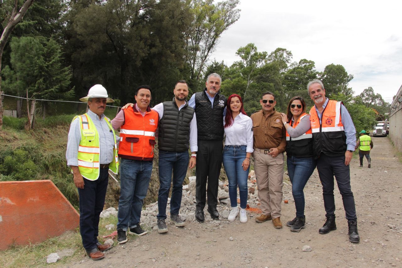 limpieza de barrancas en Puebla