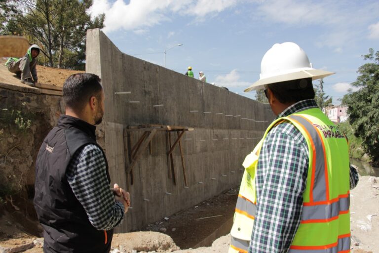 muro de contención Río Alseseca
