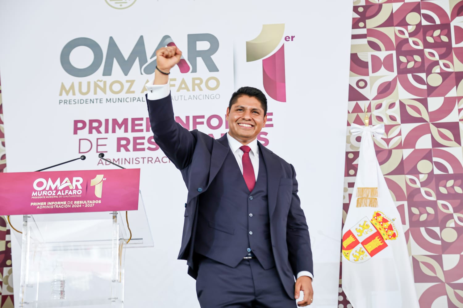 Primer Informe Omar Muñoz Cuautlancingo