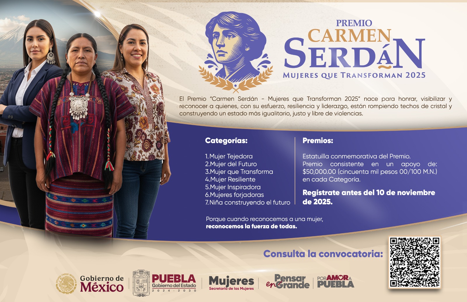 Premios Carmen Serdán 2025