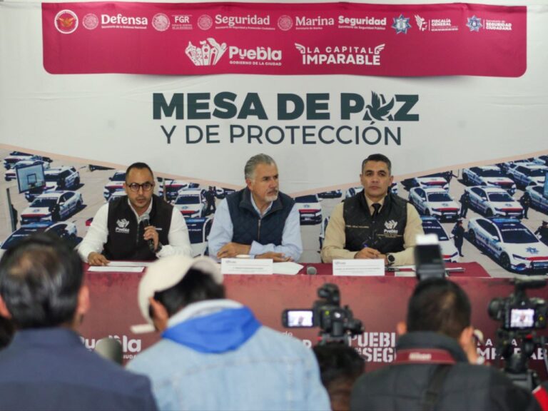 Resultados de seguridad en Puebla 2025
