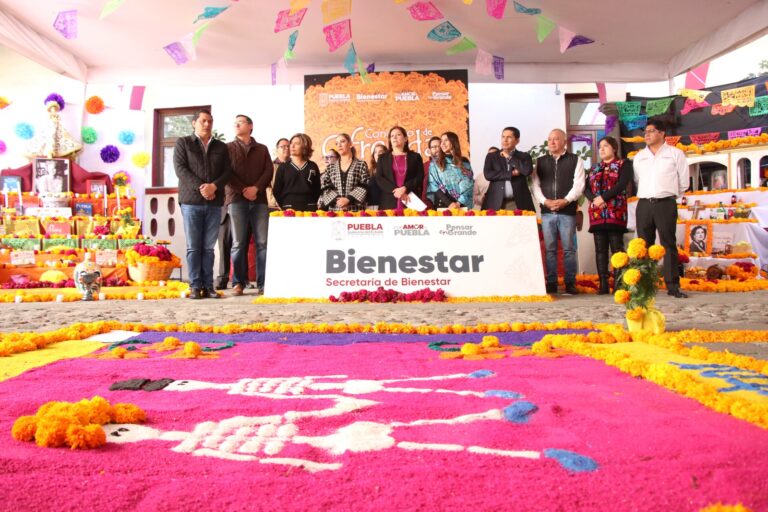 Altar de los Hermanos Serdán, ganador del Concurso de Ofrendas Bienestar Puebla 2025