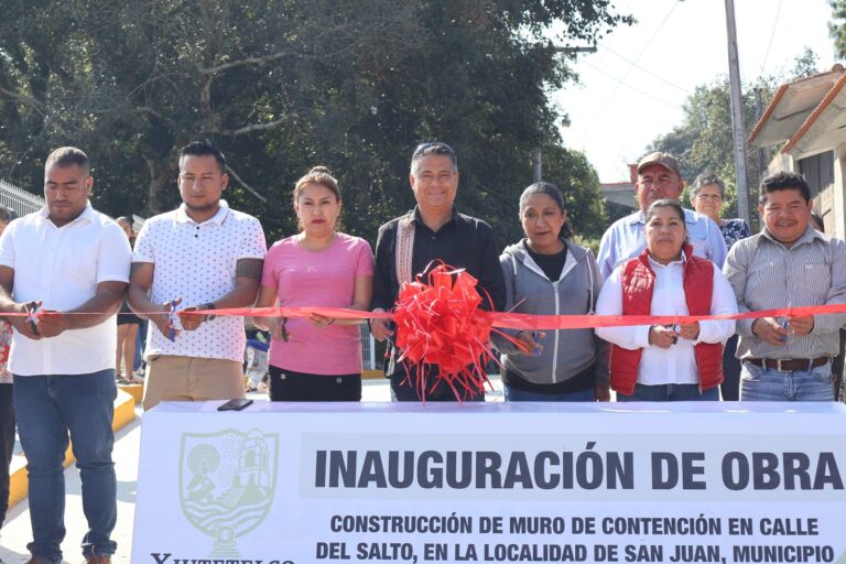Muro Contención Xiutetelco San Juan