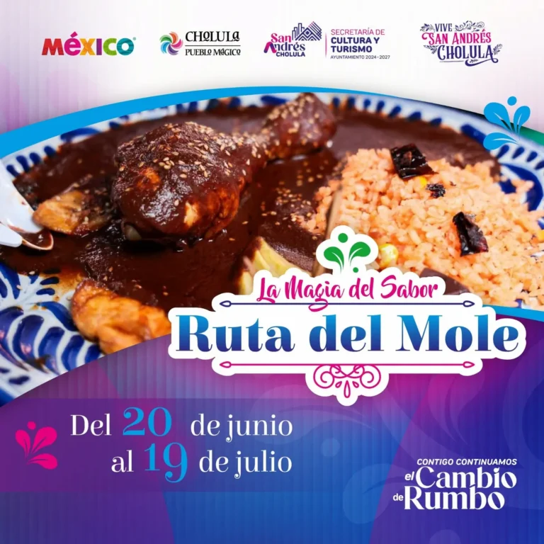 Impulsa San Andrés Cholula su riqueza gastronómica con la Ruta del Mole 2026