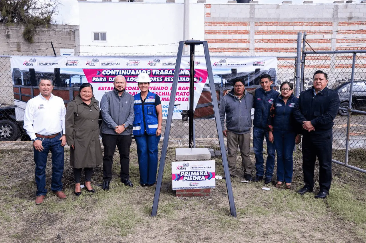 Gobierno de San Andrés Cholula fortalece infraestructura educativa en San Francisco Acatepec