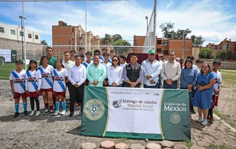 Cuautlancingo estrena cancha de fútbol 5 en el Deportivo Uranga