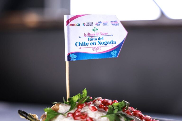 Invita Lupita Cuautle a vivir la Ruta del Chile en Nogada 2026 en San Andrés Cholula