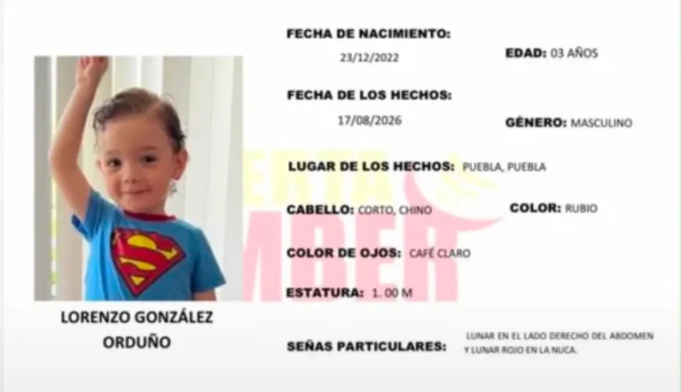 Sigue desaparecido Lorenzo González; su madre teme que lo saquen de Puebla