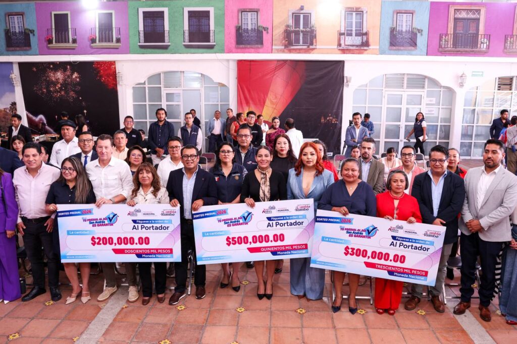 Reconoce Lupita Cuautle compromiso de contribuyentes con San Andrés Cholula