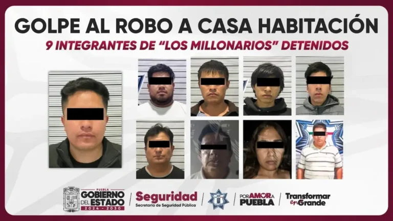 Cae presunto integrante de "Los Millonarios"; trabajaba como taxista en Puebla