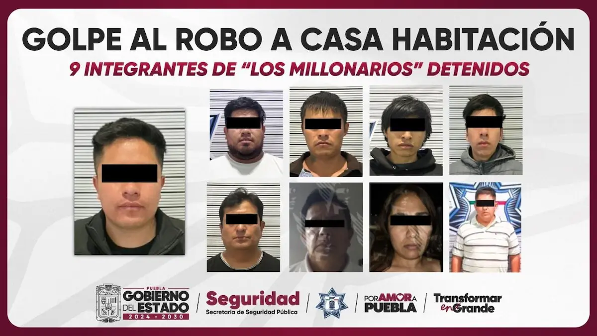 Cae presunto integrante de “Los Millonarios”; trabajaba como taxista en Puebla