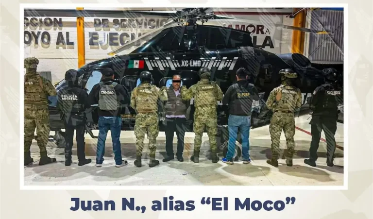 Detienen a "El Moco", presunto líder criminal en Puebla e Hidalgo