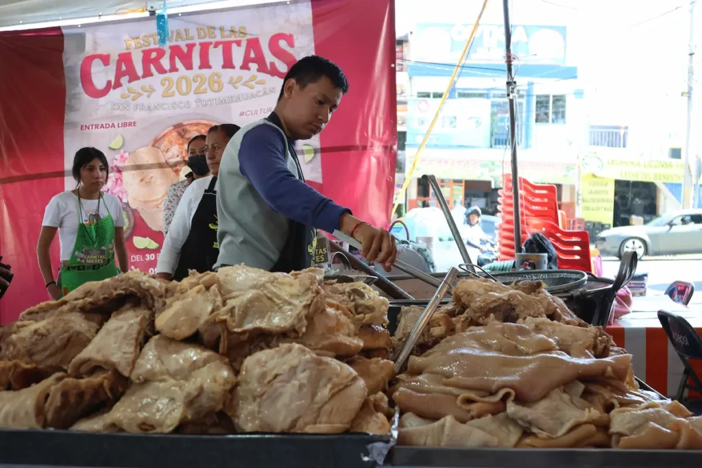 ¿Sin plan para este fin? Hoy comienza la Feria de Carnitas en Totimehuacan