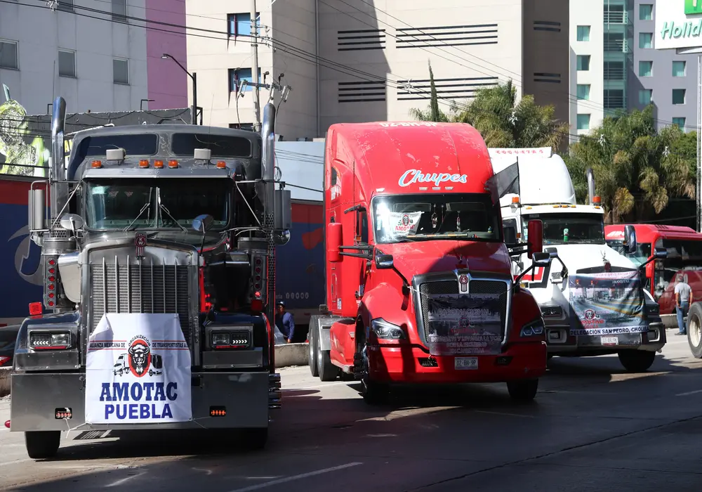 Cierres viales en Puebla