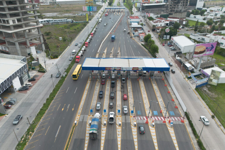 reubicación de caseta en la autopista a Atlixco