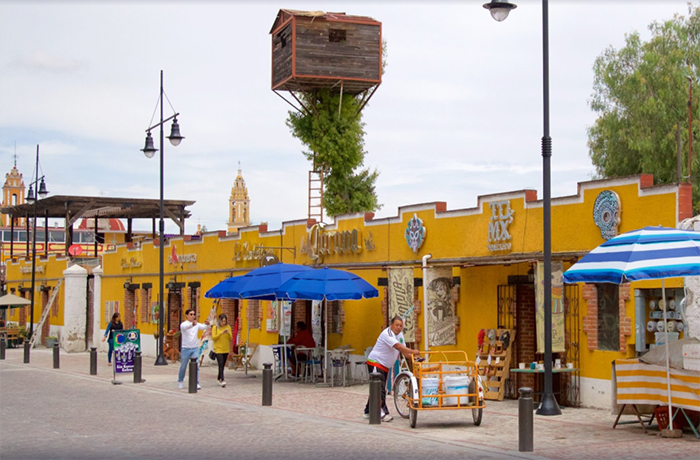 Se reduce tema del ambulantaje en la zona de la Pirámide de Cholula
