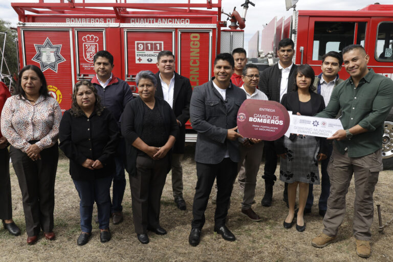 camión de bomberos Cuautlancingo