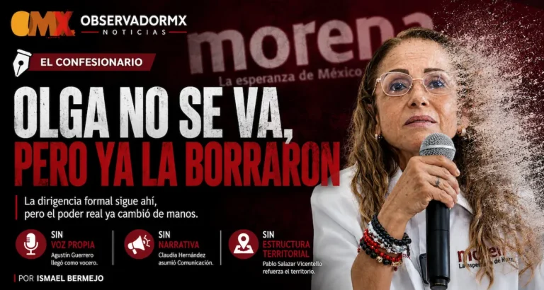 Olga no se va, pero ya la borraron