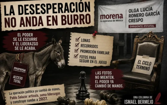 La desesperación no anda en burro