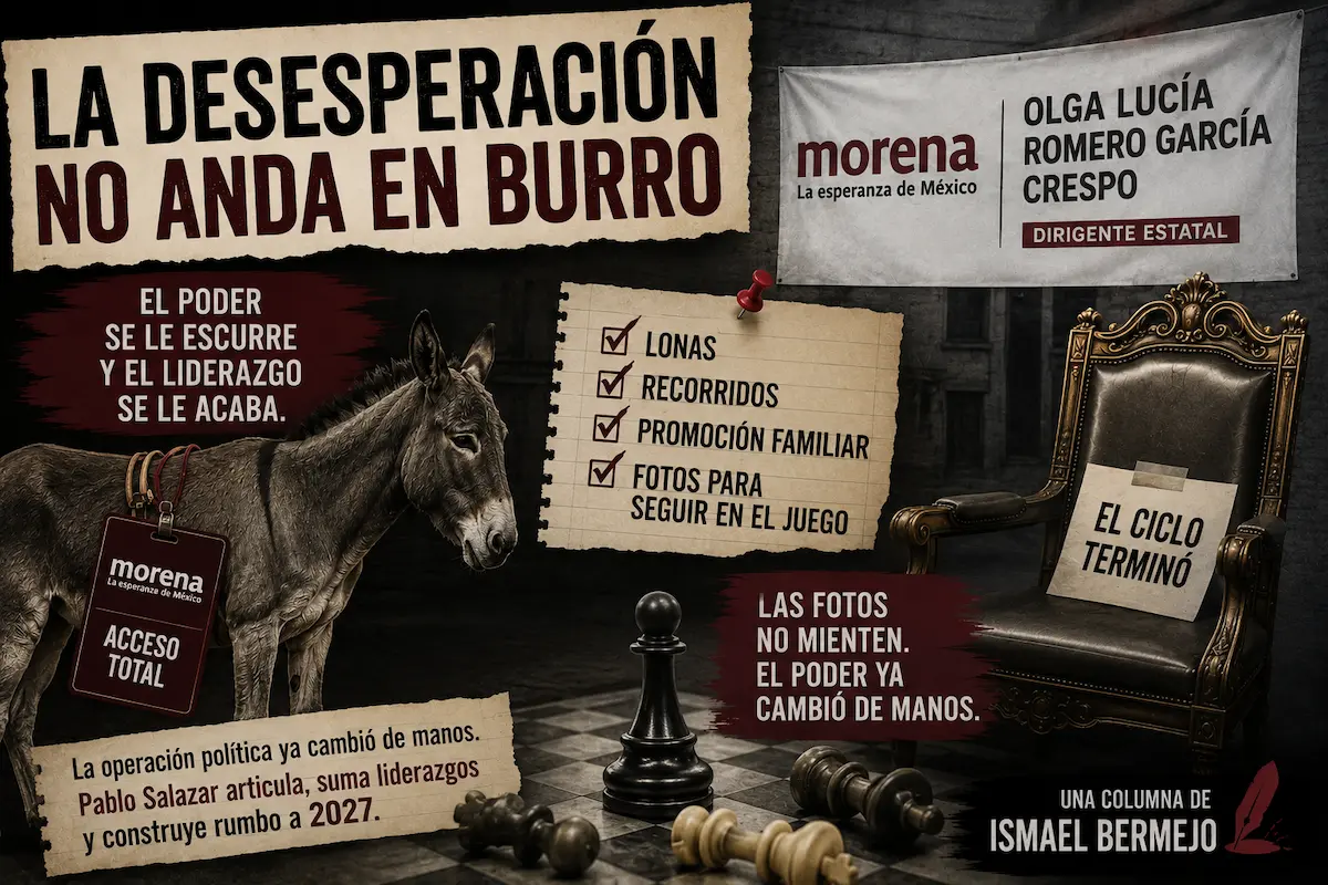 La desesperación no anda en burro
