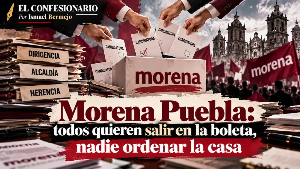 Morena Puebla: todos quieren salir en la boleta, nadie ordenar la casa La prevista salida de Olga Romero abre una pregunta incómoda: ¿quién conducirá Morena Puebla mientras sus principales actores están ocupados buscando su siguiente cargo? Olga concentra tres frentes: la dirigencia que encabeza, la alcaldía que contempla disputar y la herencia que reclama en tribunales. El problema político aparece cuando tanta agenda personal deja en segundo plano la responsabilidad colectiva. Quiere participar en todos los repartos. Alguien tendrá que explicar quién atiende el partido mientras tanto. Ese vacío no puede tratarse como un accidente ajeno a su conducción. Una presidenta debe preparar una transición ordenada, establecer responsabilidades y evitar que su siguiente aspiración absorba la atención institucional. Morena no debería organizarse alrededor de los tiempos de Olga. Pablo Salazar aparece como posible conductor de facto. Pero coordinar operadores no equivale a tener autorización para presidir el partido. Andrés Villegas ya señaló que no reúne la condición de consejero estatal necesaria para asumir directamente el relevo. El entusiasmo por mandar llegó antes que los requisitos. Salazar enfrenta, además, preguntas sobre imparcialidad. La prensa ha documentado su vínculo de pareja con Violeta Becerril y su parentesco político con Iván Herrera. Si se confirman los registros de ella por la coordinación municipal de Ocoyucan y de él por una coordinación federal, deberá explicar cómo mantendrá sus funciones territoriales al margen de esas aspiraciones. El parentesco no prueba favoritismo. Tampoco elimina la necesidad de establecer límites cuando familiares de quien coordina la estructura compiten dentro de ella. Después de los cuestionamientos a Olga por la presencia de su hijo en el Cabildo de Tehuacán, el relevo amenaza con abrir otra discusión sobre ventajas familiares. Cambiar los apellidos sin despejar las dudas sería una peculiar manera de renovar al partido. El CEN puede procesar la transición sin entregar precipitadamente el control a un grupo local. Que alguien tenga prisa por asumir no obliga a la dirigencia nacional a satisfacerla. Mientras tanto, muchos estarán más pendientes de conseguir una coordinación que de ordenar la competencia. Ése es el limbo que deja esta conducción: una presidenta concentrada en su futuro, un operador cuyo papel requiere límites y una estructura donde las aspiraciones personales pueden desplazar las obligaciones partidistas. Olga tiene derecho a competir y a litigar. Lo que merece crítica es pretender atender partido, alcaldía y herencia mientras la organización queda esperando instrucciones. Para querer todo el pastel ha mostrado disposición. Para dejar el partido en orden, todavía debe mostrar resultados.
