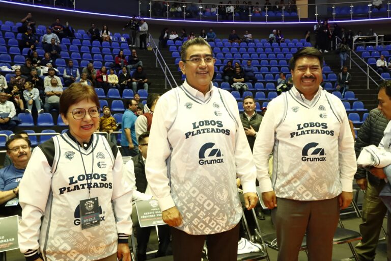 Asiste Sergio Salomón al arranque de la temporada de la Liga Nacional de Baloncesto Profesional Varonil 2024(8)