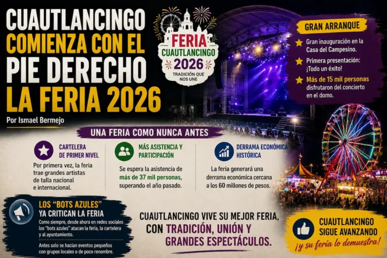 Cuautlancingo comienza con el pie derecho la Feria 2026