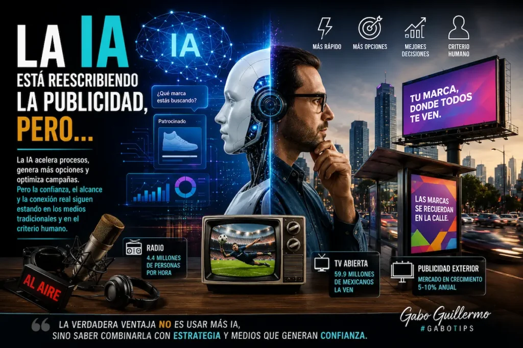 LA IA ESTÁ REESCRIBIENDO LA PUBLICIDAD, PERO…