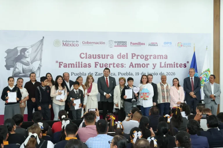 Puebla hace historia: Primer lugar nacional en arrancar el programa “Familias Fuertes”