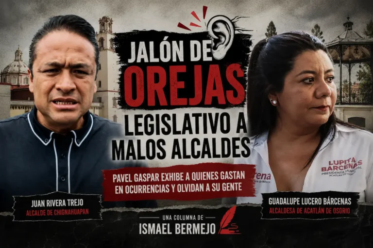 Jalón de orejas legislativo a malos alcaldes