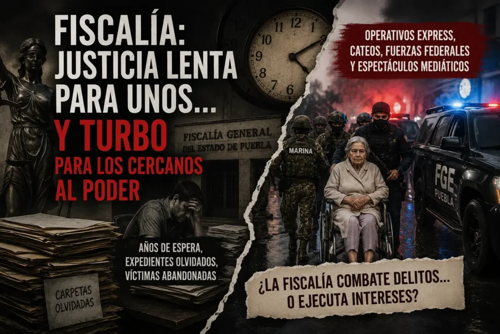 Fiscalía: justicia lenta para unos… y turbo para los cercanos al poder