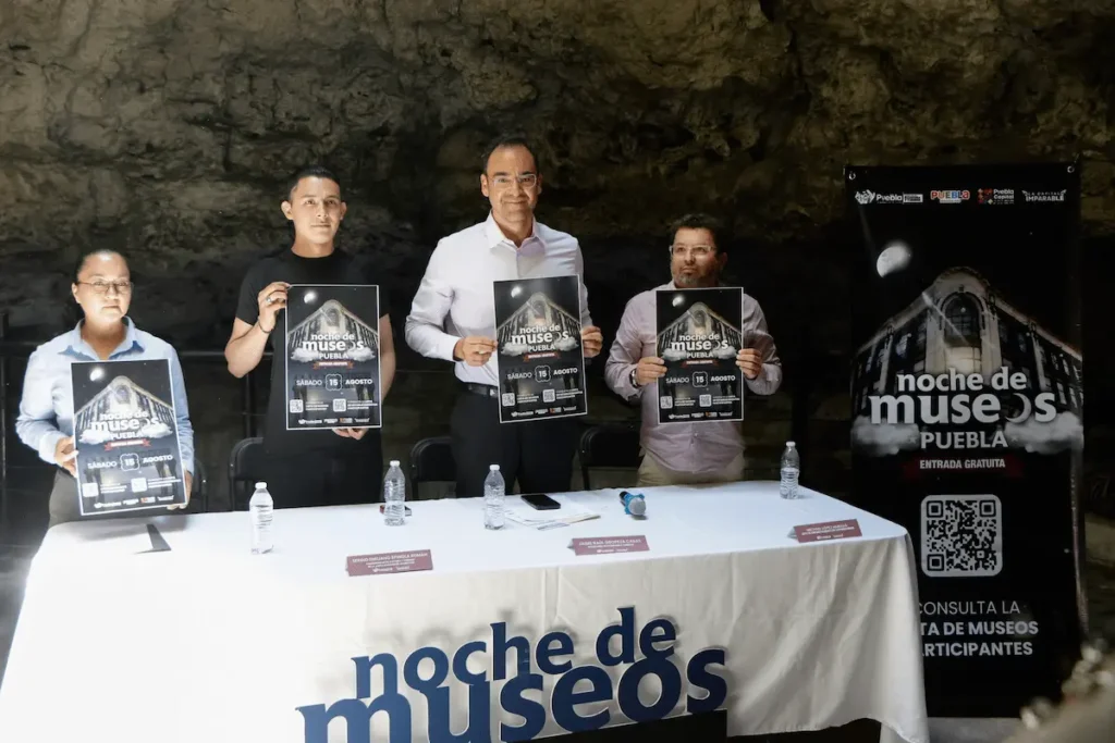 Cuexcomate y pista de hielo La Noria se suman a la 8ª Noche de Museos de Puebla el 15 de agosto