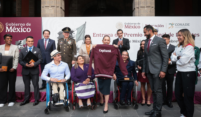 La transformación del país tiene que ver también con el deporte: presidenta Claudia Sheinbaum
