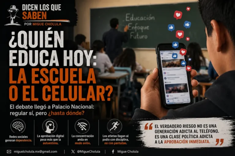 ¿Quién educa hoy: la escuela o el celular?