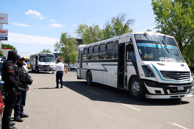 Puebla refuerza vigilancia en transporte público tras ola de asaltos