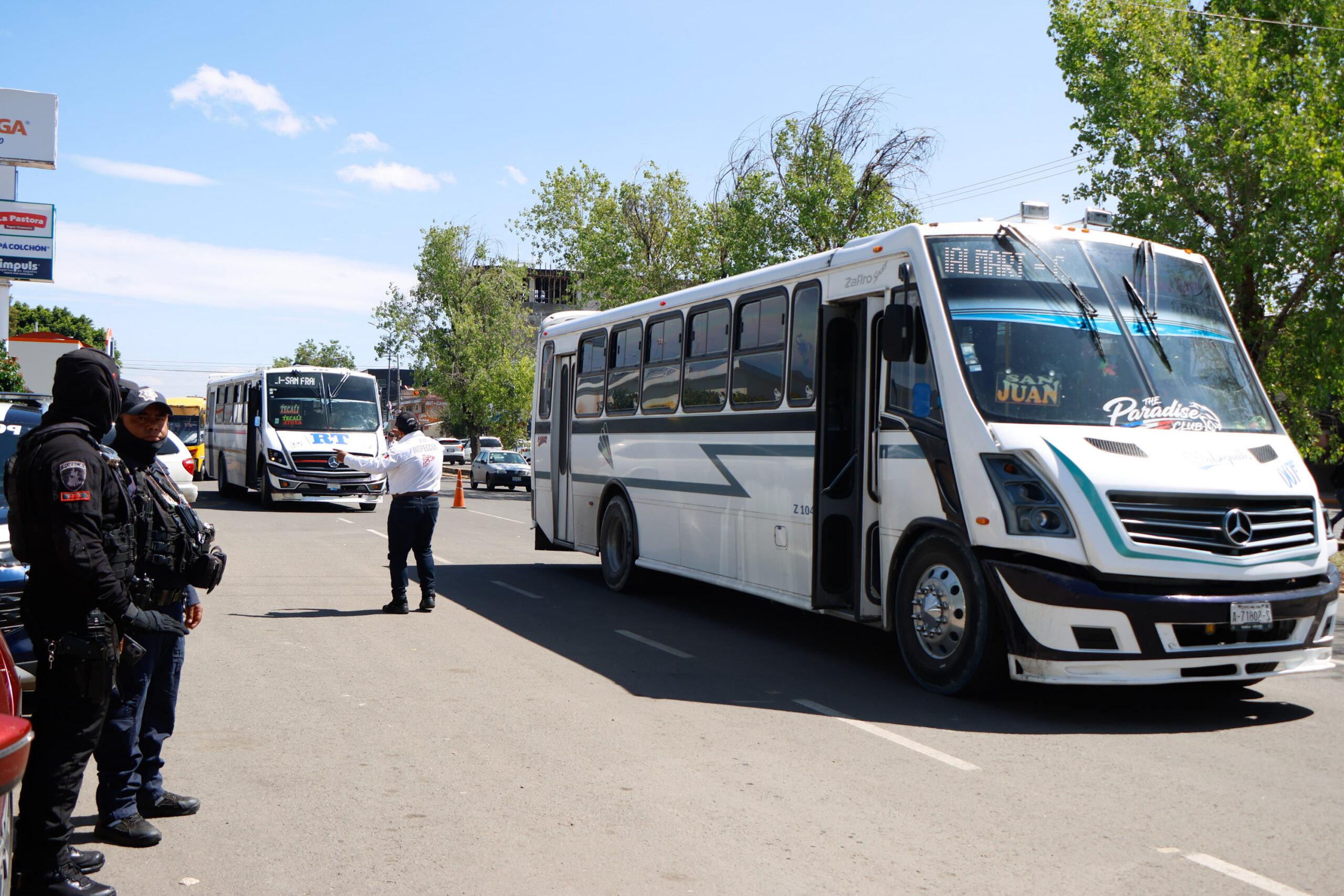 Puebla refuerza vigilancia en transporte público tras ola de asaltos