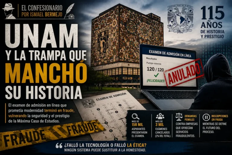 UNAM y la trampa que manchó su historia